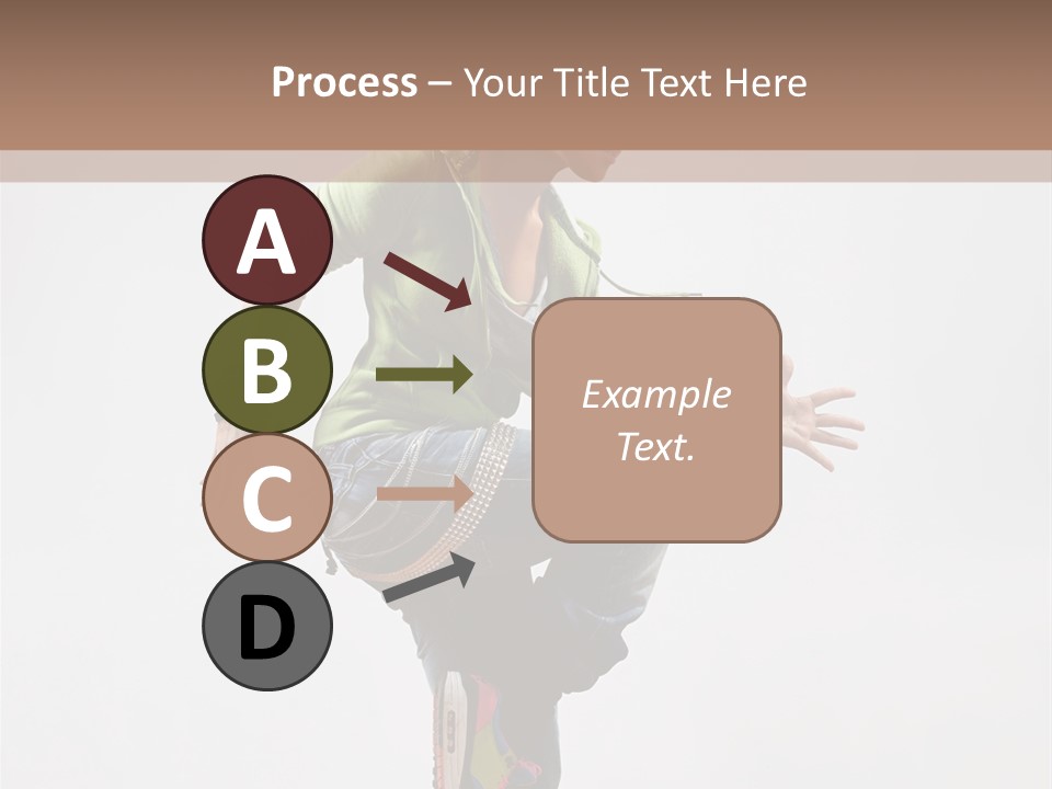 Dance Teenager Acrobat PowerPoint Template