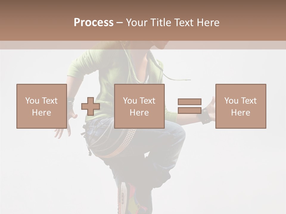 Dance Teenager Acrobat PowerPoint Template