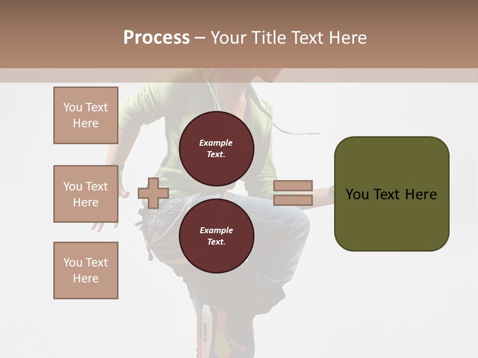 Dance Teenager Acrobat PowerPoint Template