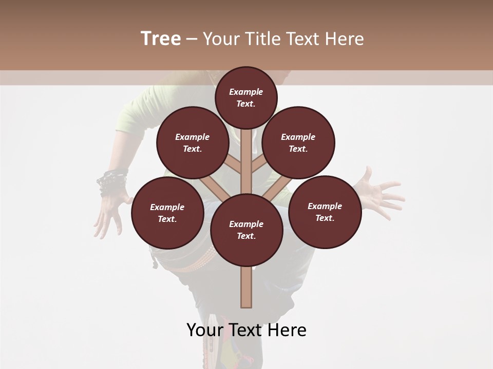 Dance Teenager Acrobat PowerPoint Template