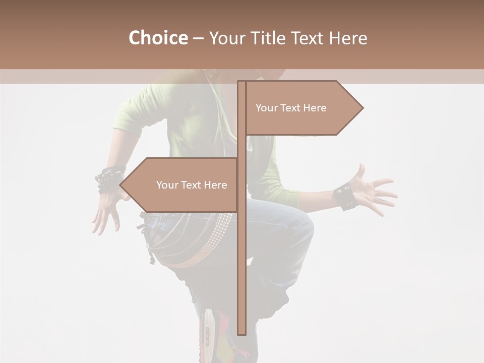 Dance Teenager Acrobat PowerPoint Template