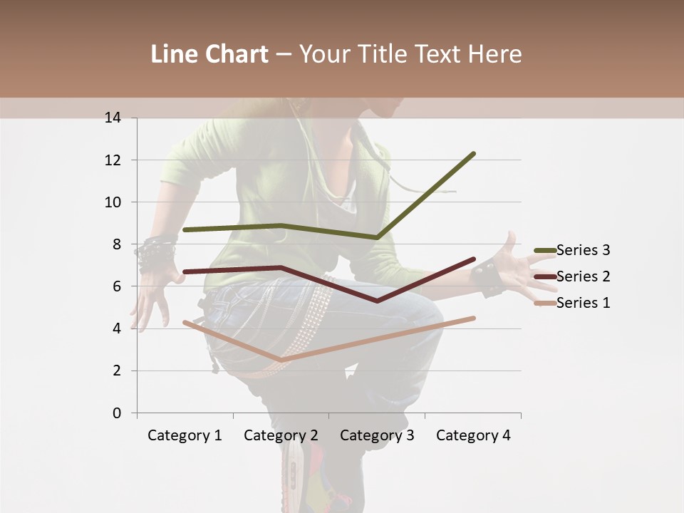 Dance Teenager Acrobat PowerPoint Template