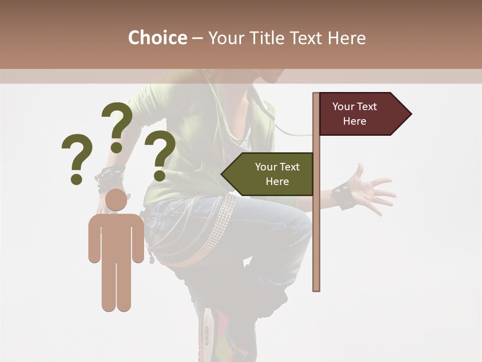 Dance Teenager Acrobat PowerPoint Template