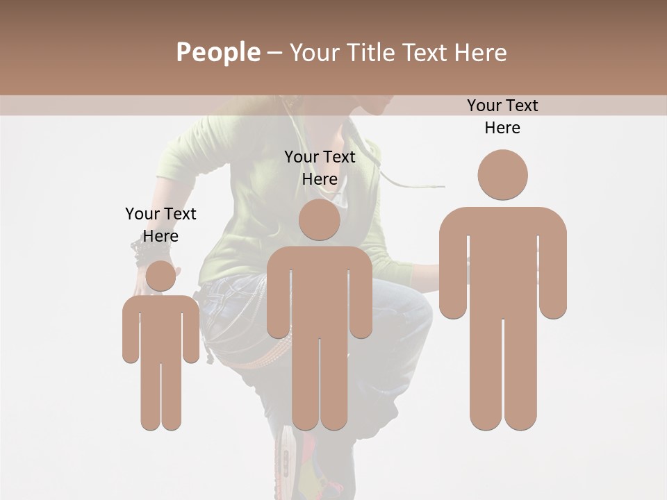 Dance Teenager Acrobat PowerPoint Template