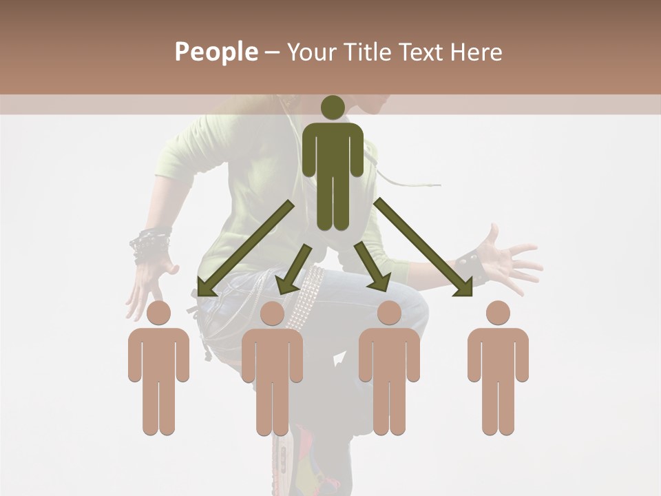 Dance Teenager Acrobat PowerPoint Template