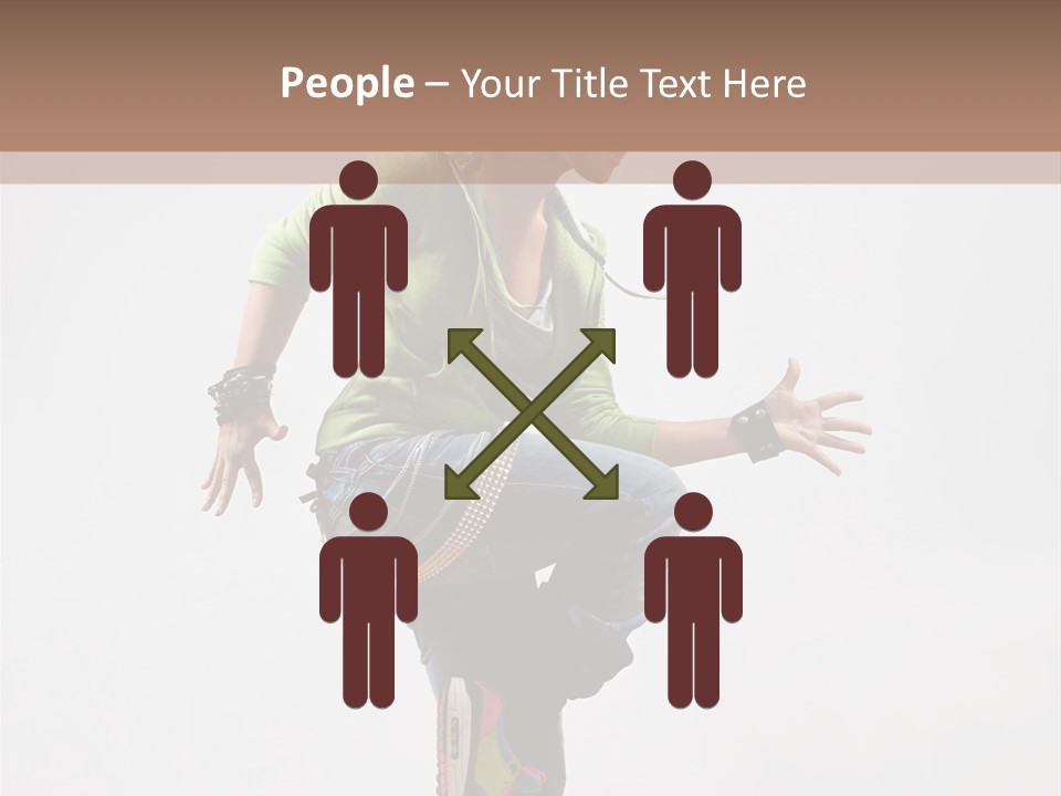 Dance Teenager Acrobat PowerPoint Template