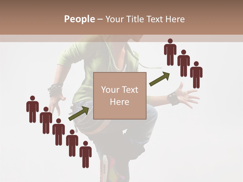 Dance Teenager Acrobat PowerPoint Template