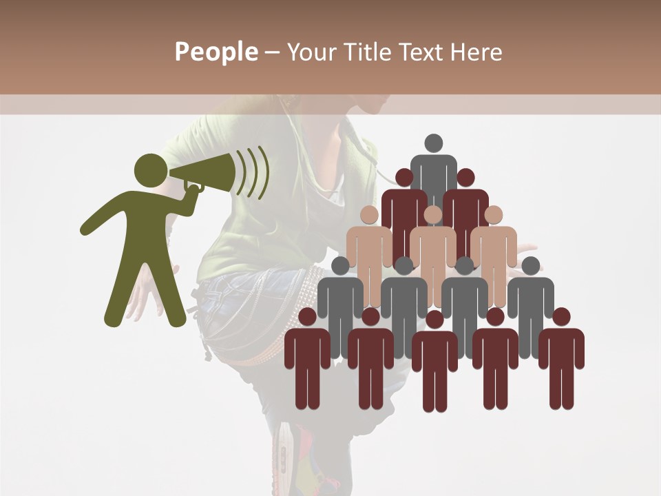 Dance Teenager Acrobat PowerPoint Template