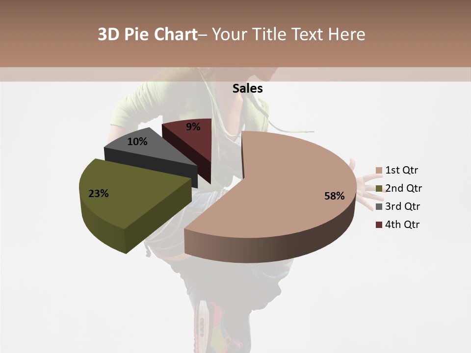 Dance Teenager Acrobat PowerPoint Template