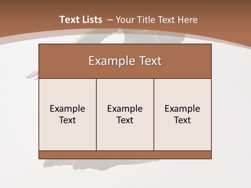 Midair Woman Modern PowerPoint Template