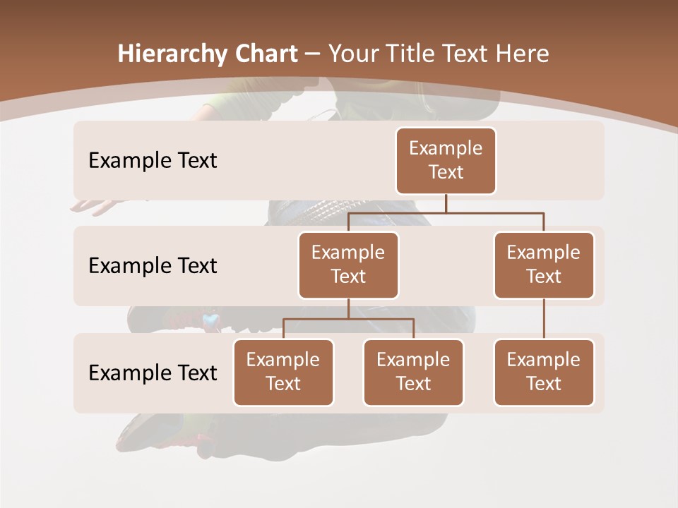 Midair Woman Modern PowerPoint Template