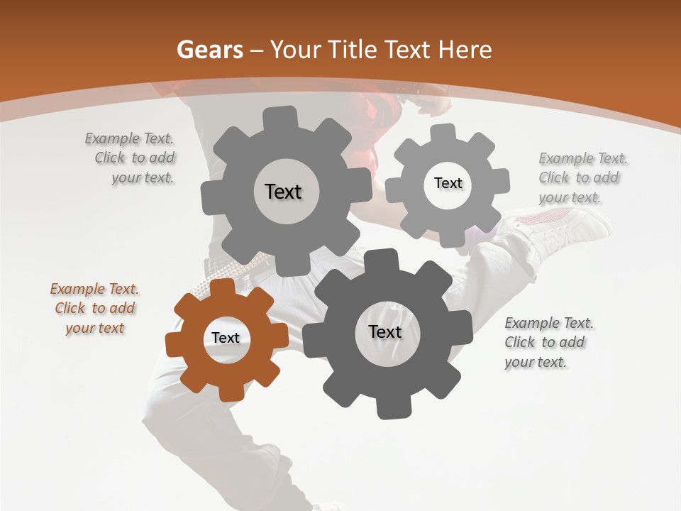 Performer Color Dance PowerPoint Template