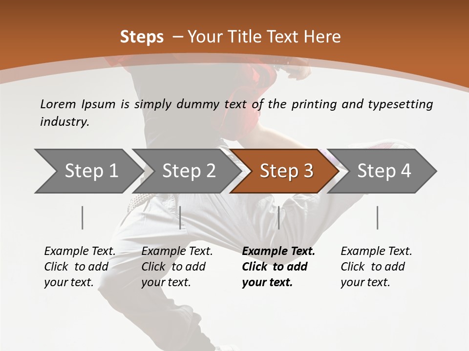 Performer Color Dance PowerPoint Template