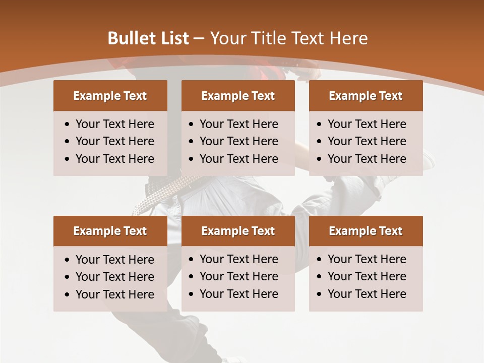 Performer Color Dance PowerPoint Template