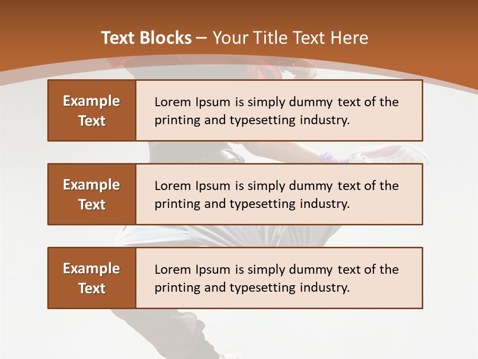 Performer Color Dance PowerPoint Template