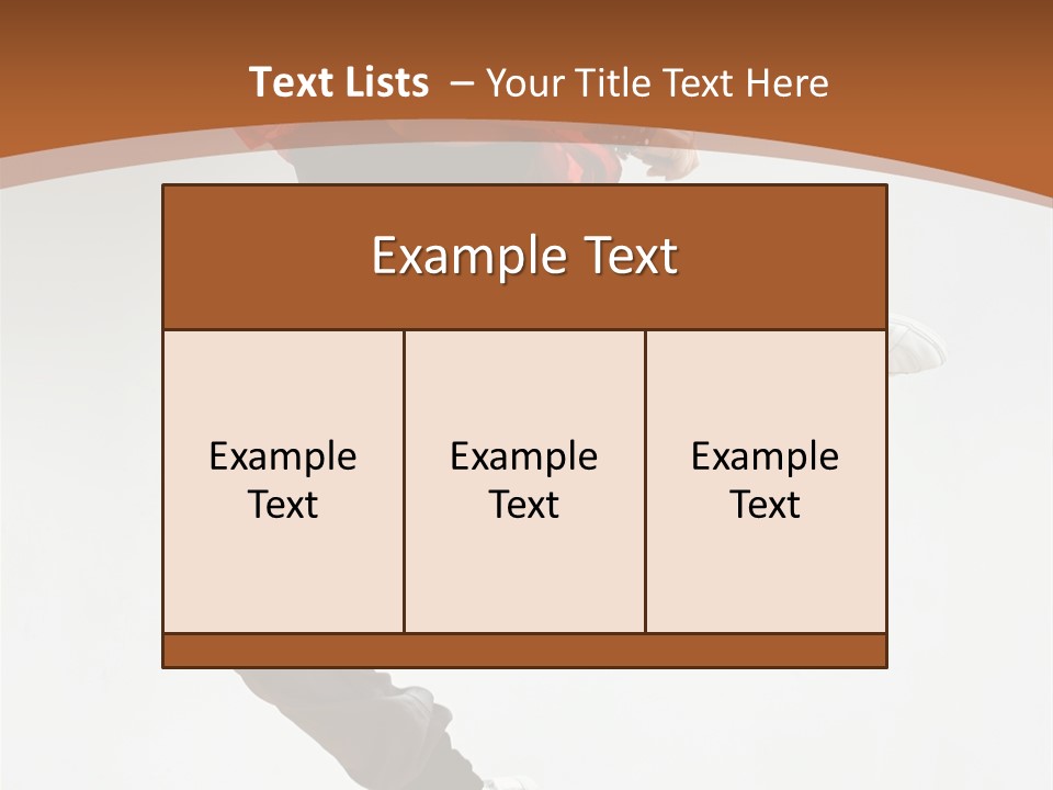 Performer Color Dance PowerPoint Template