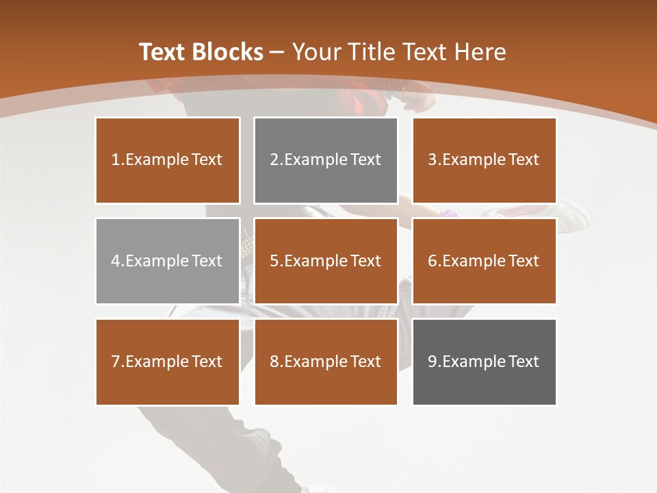 Performer Color Dance PowerPoint Template