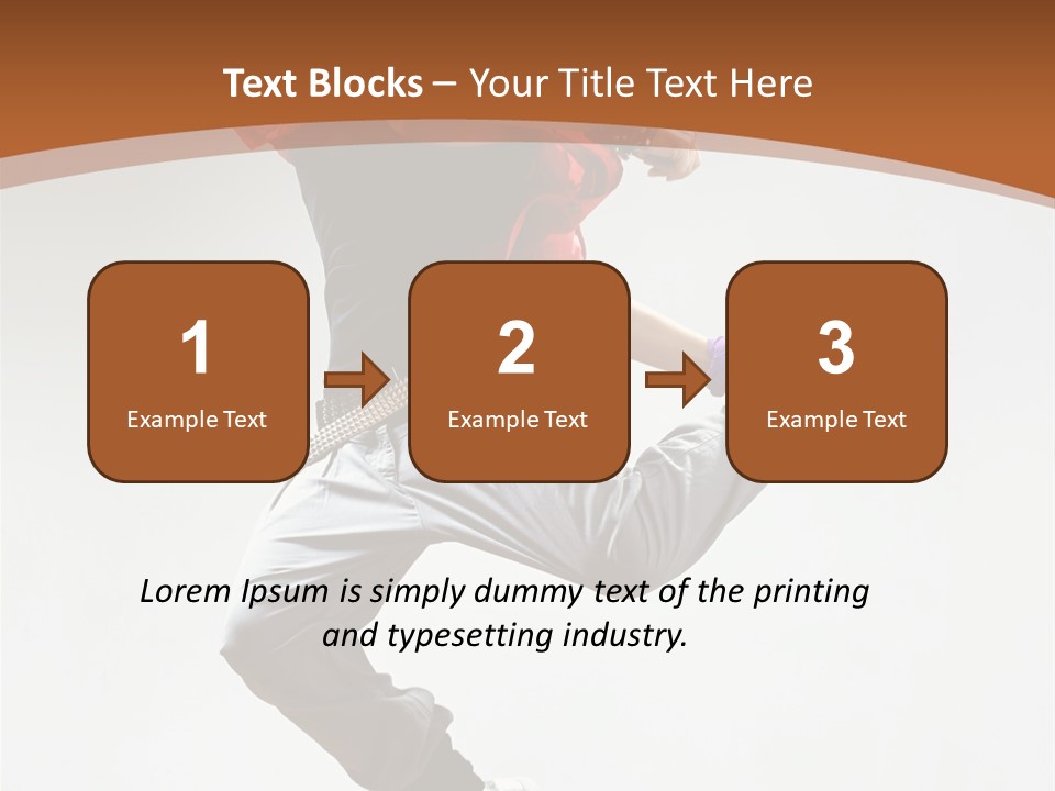 Performer Color Dance PowerPoint Template