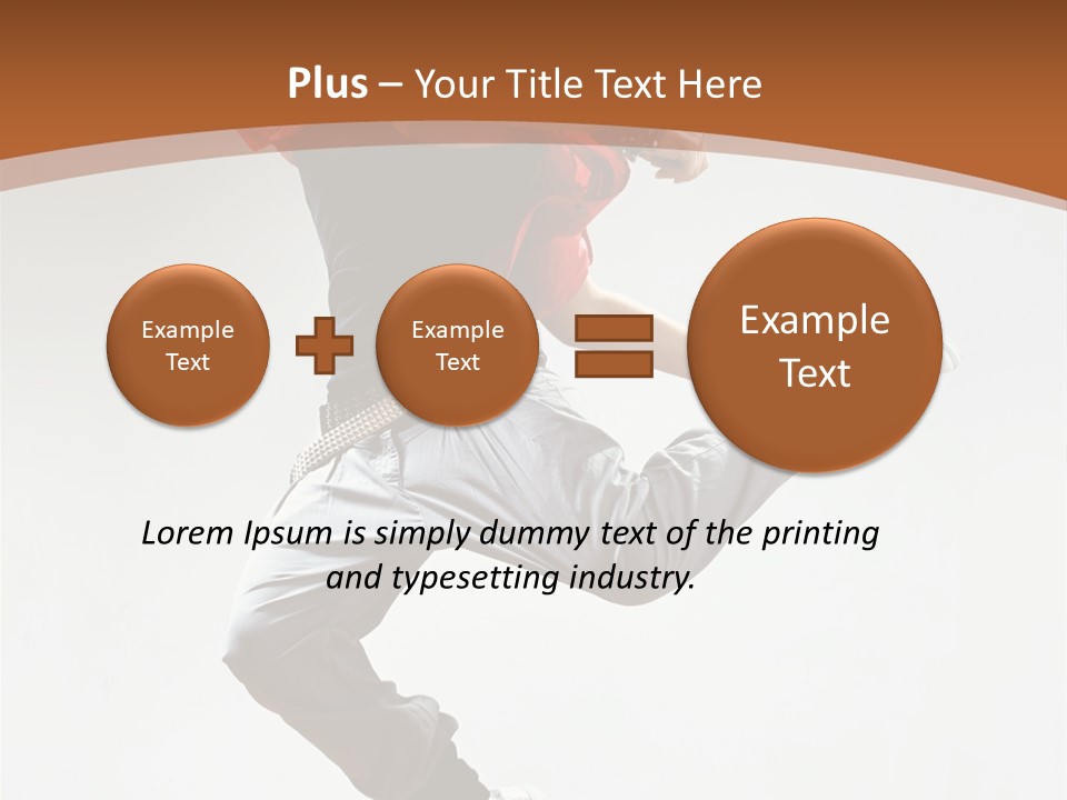 Performer Color Dance PowerPoint Template