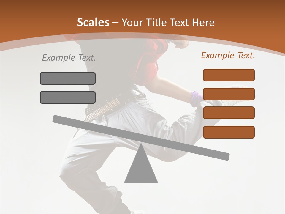 Performer Color Dance PowerPoint Template