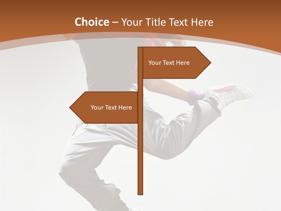 Performer Color Dance PowerPoint Template