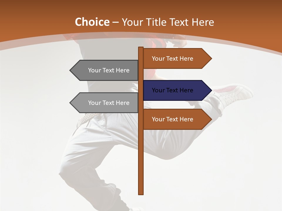 Performer Color Dance PowerPoint Template