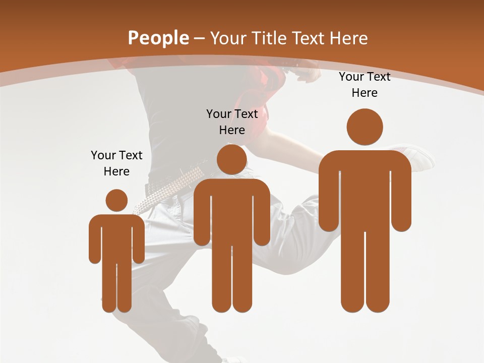 Performer Color Dance PowerPoint Template