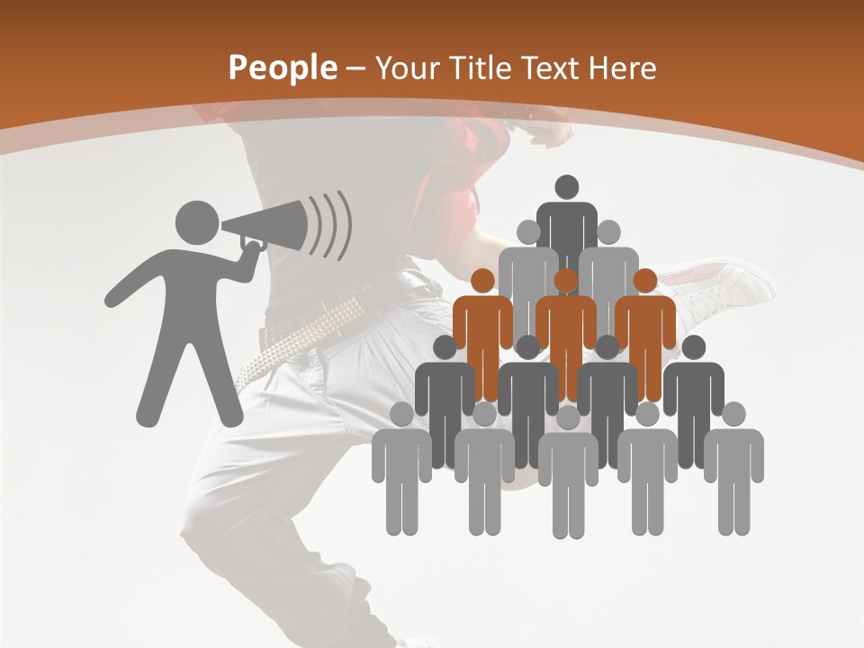 Performer Color Dance PowerPoint Template