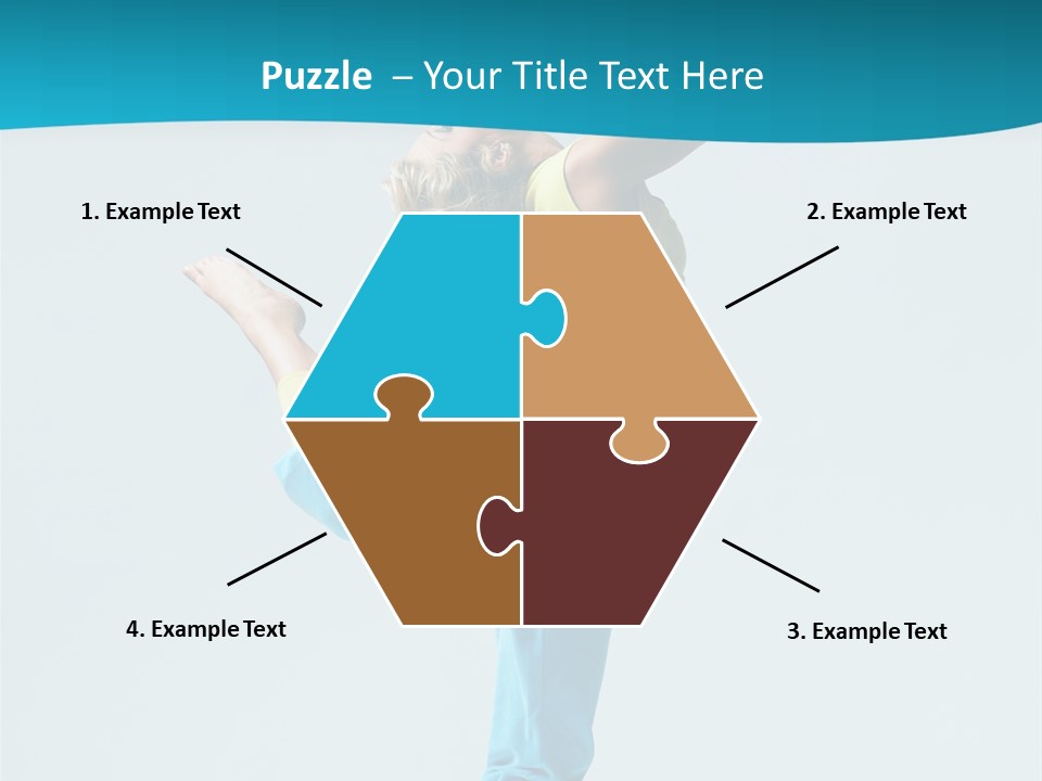 Dancer Jump Aerobics PowerPoint Template