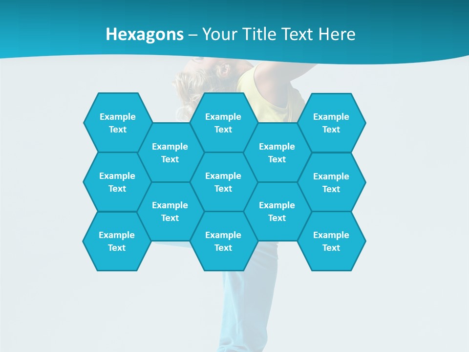 Dancer Jump Aerobics PowerPoint Template