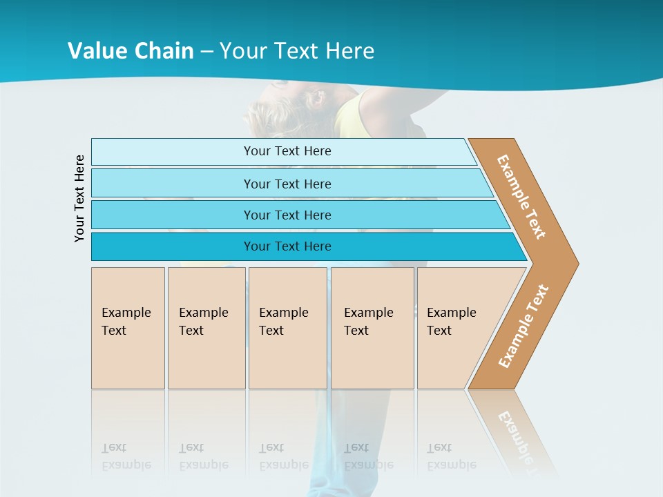 Dancer Jump Aerobics PowerPoint Template