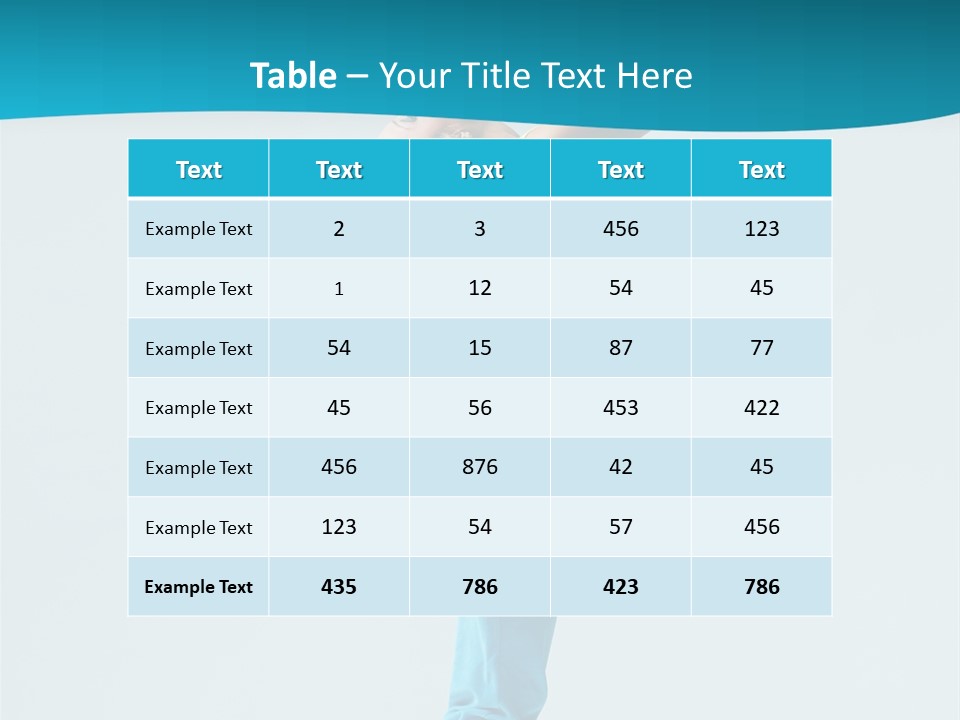 Dancer Jump Aerobics PowerPoint Template