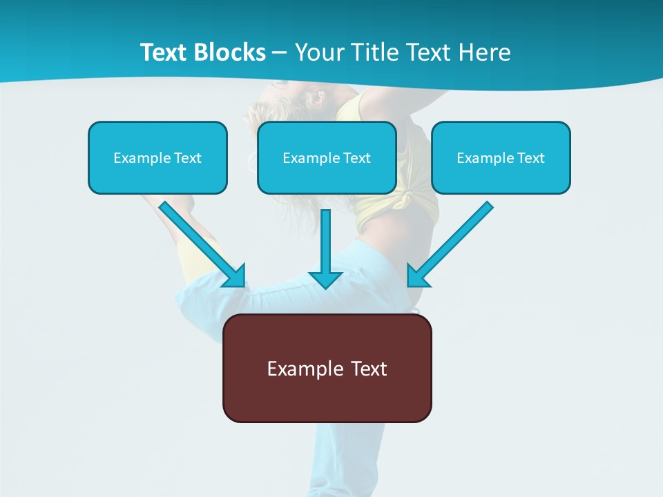 Dancer Jump Aerobics PowerPoint Template