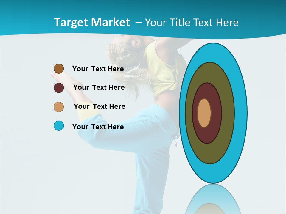 Dancer Jump Aerobics PowerPoint Template