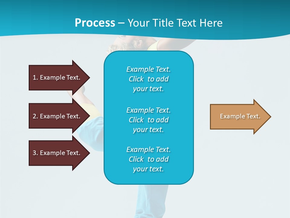 Dancer Jump Aerobics PowerPoint Template