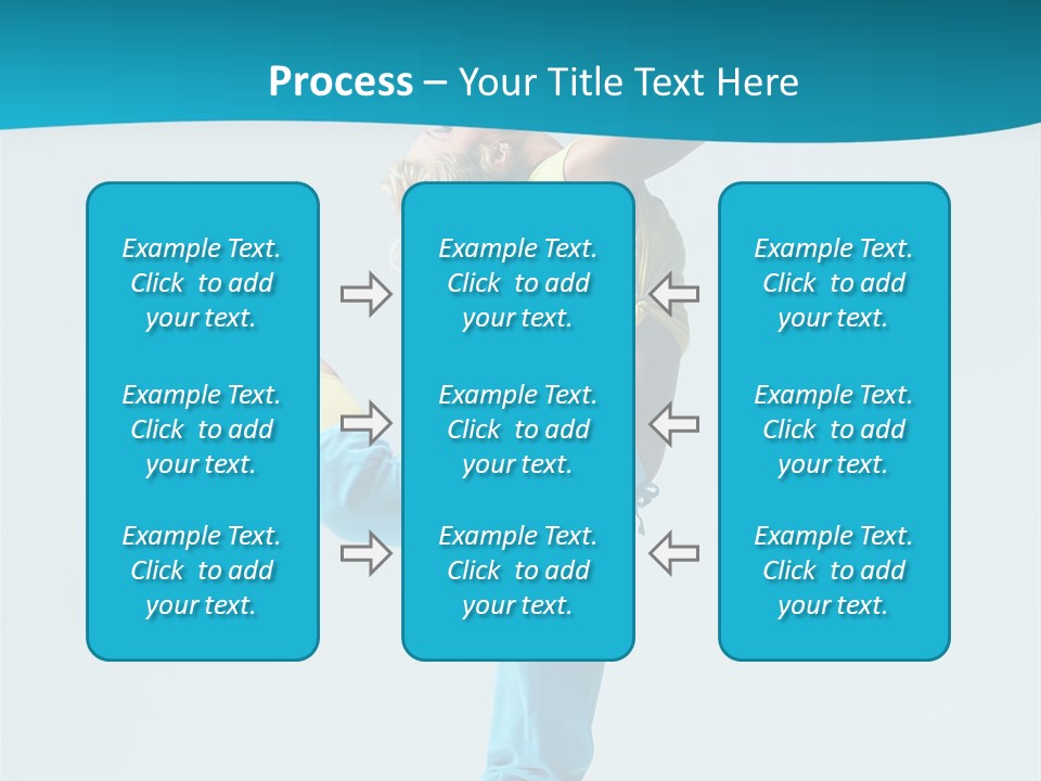 Dancer Jump Aerobics PowerPoint Template