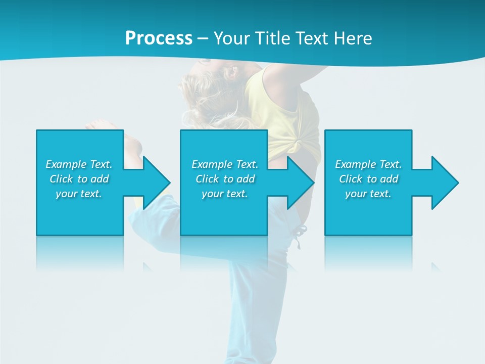 Dancer Jump Aerobics PowerPoint Template