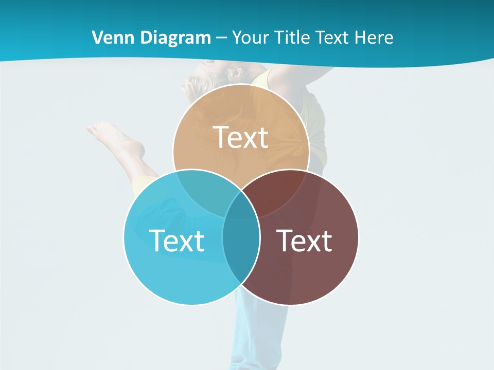 Dancer Jump Aerobics PowerPoint Template