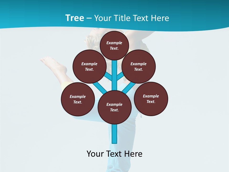 Dancer Jump Aerobics PowerPoint Template