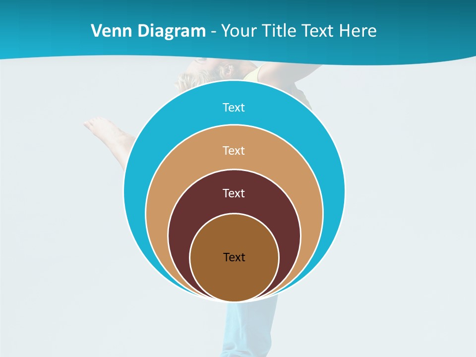 Dancer Jump Aerobics PowerPoint Template