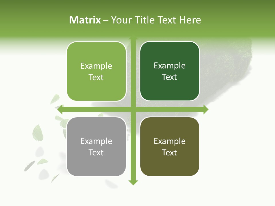 White Leaf Electric PowerPoint Template