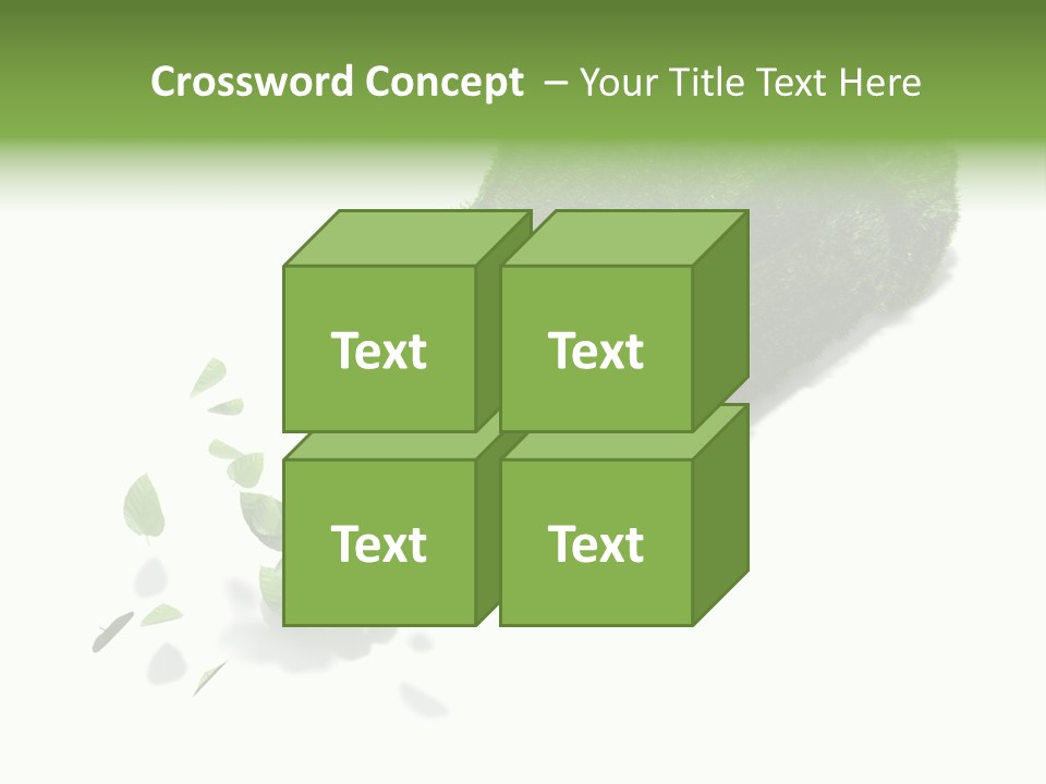 White Leaf Electric PowerPoint Template