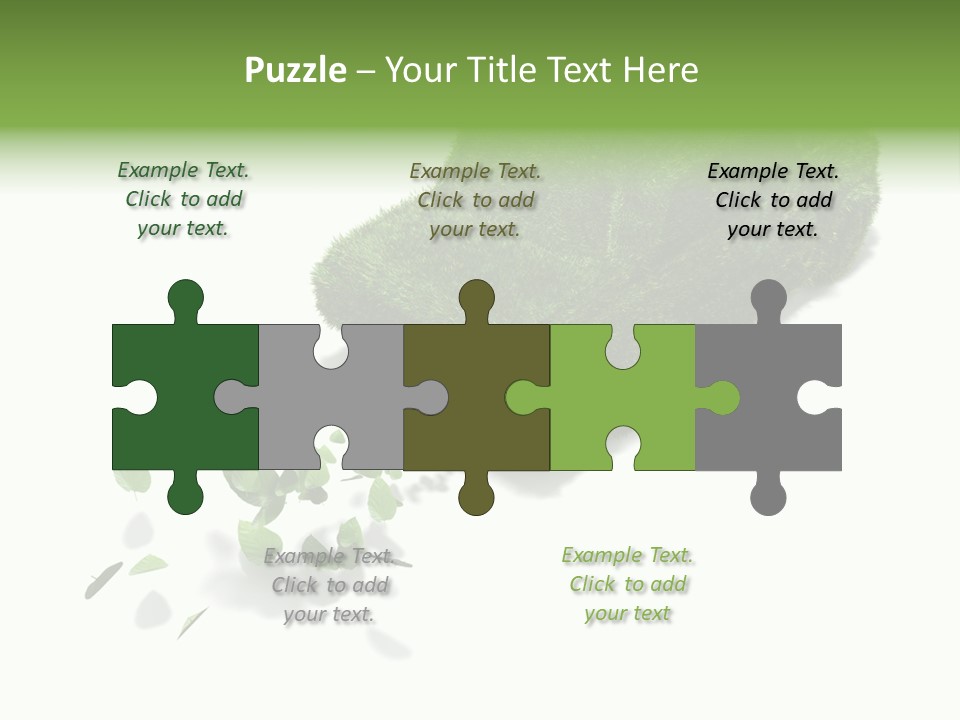 White Leaf Electric PowerPoint Template