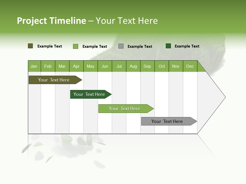 White Leaf Electric PowerPoint Template