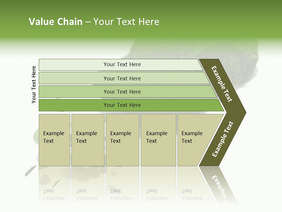 White Leaf Electric PowerPoint Template