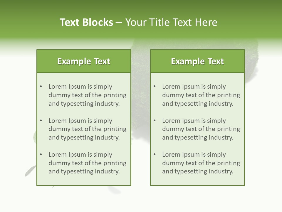 White Leaf Electric PowerPoint Template