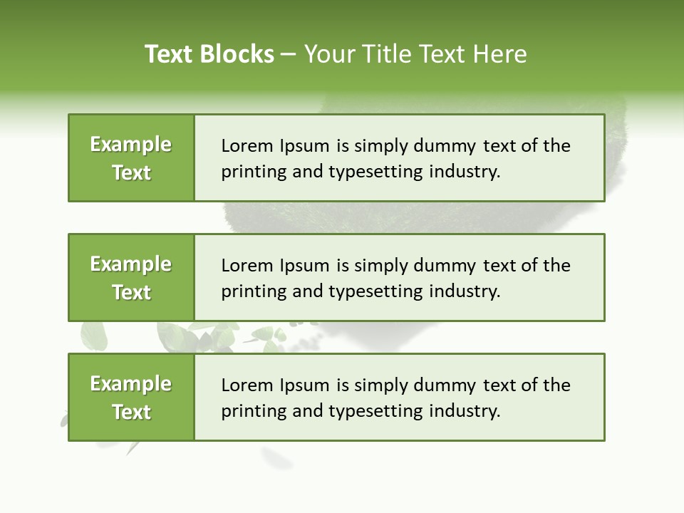 White Leaf Electric PowerPoint Template