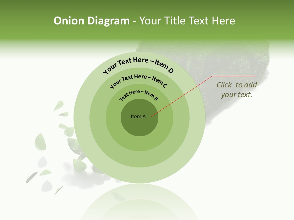 White Leaf Electric PowerPoint Template