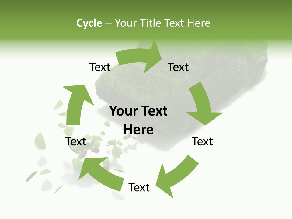 White Leaf Electric PowerPoint Template