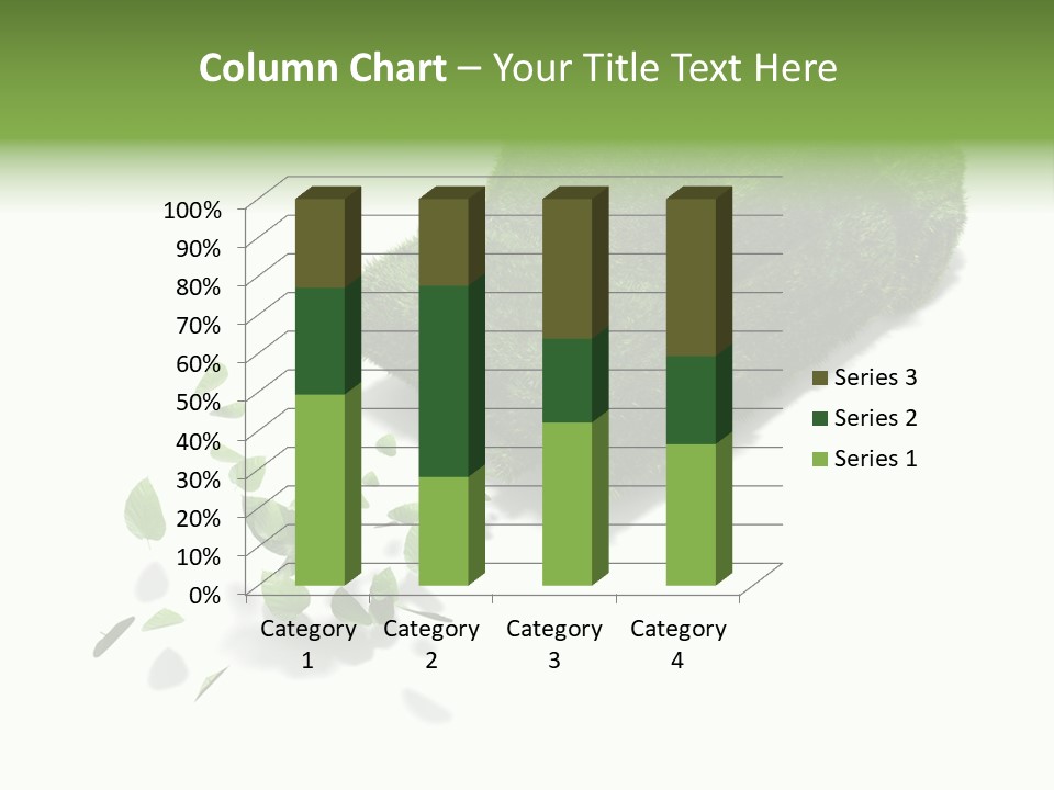 White Leaf Electric PowerPoint Template